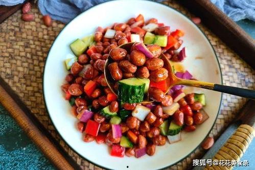 老醋花生的做法视频,酸香四溢，家常美味制作攻略