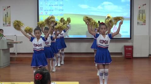 啦啦操舞蹈视频小学,青春舞动——小学生啦啦操舞蹈风采展示
